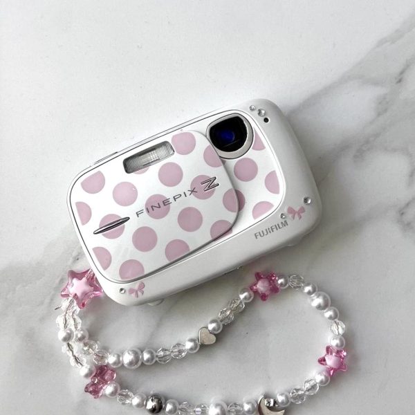Fujifilm Pink and White Cameras-and-accessories