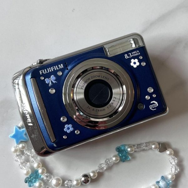 Fujifilm Blue and Silver Cameras-and-accessories