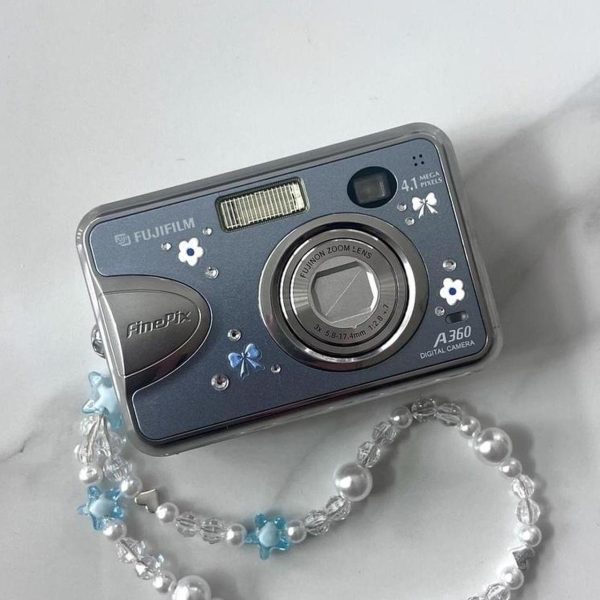 Fujifilm Blue and Silver Cameras-and-accessories